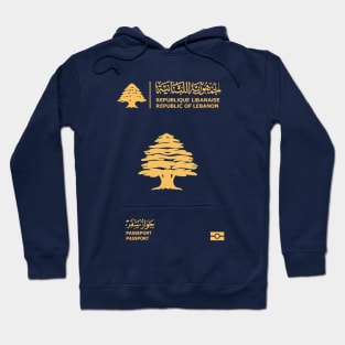 Lebanon passport Hoodie